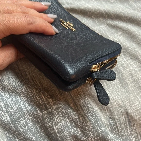 Coach Dark Navy Wristlet - Picture 13 of 13